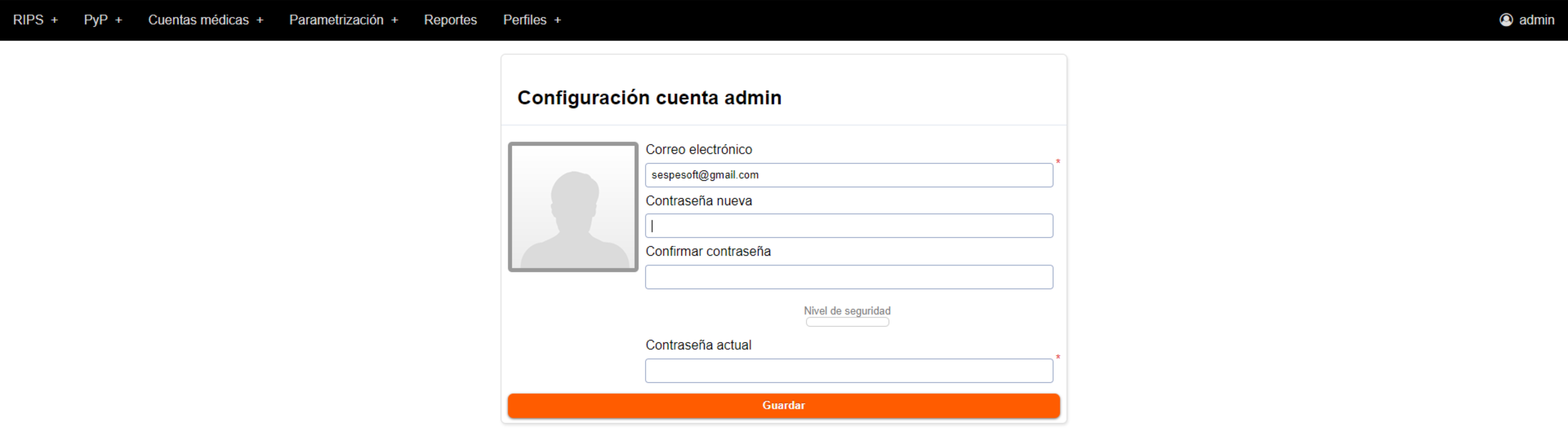 Configuracion Usuarios